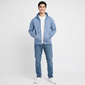 Sweat-shirts à capuche pour hommes de haute qualité, logo personnalisé OEM, sweat-shirts en molleton de coton en gros, prix d'usine au Pakistan - Product Image 1