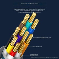 Kabel Modem Serial PVC Berlapis Nikel DB9M ke DB9M Buatan Pabrik Cina untuk Penggunaan Komputer