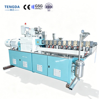 Système d'extrusion de granulés, extrudeuse de recyclage plastique / Série d'extrudeuses bivis co-rotatives expérimentales pour le compostage