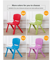 Chaises empilables peu encombrantes pour enfants, design emboîtable en plastique moulé avec siège en forme de seau pour rangement en classe et en garderie