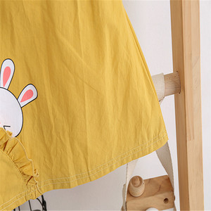 Two Pieces Round Collar Strap Skirt Lovely <b>Pant</b> Kids T Shirt Girls Beauty Set - Product Image 5