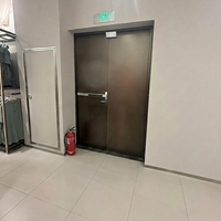 Porte coupe-feu en acier pour bâtiment commercial, porte ignifugée, portes coupe-feu intérieures pour supermarché, centre commercial, hôtel