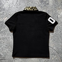 T-shirts surdimensionnés pour hommes SEMETAL, col à revers léopard personnalisé, coupe ample, haute qualité, 100% coton, broderie