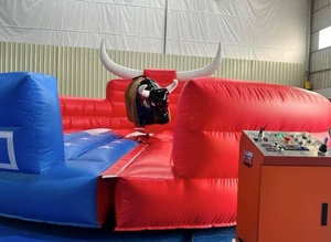 Thương mại ngoài trời cơ khí <span class=keywords><strong>Inflatable</strong></span> Bull Rodeo đi xe trò chơi <span class=keywords><strong>Inflatable</strong></span> Bull redeo cưỡi máy cho trẻ em và người lớn - Product Image 3