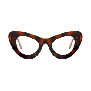 Nuovo arrivo Cat Eye blocco Computer montature per <span class=keywords><strong>occhiali</strong></span> Designer Fashion Big Frame Women Blue Light Filter Glasses - Product Image 2