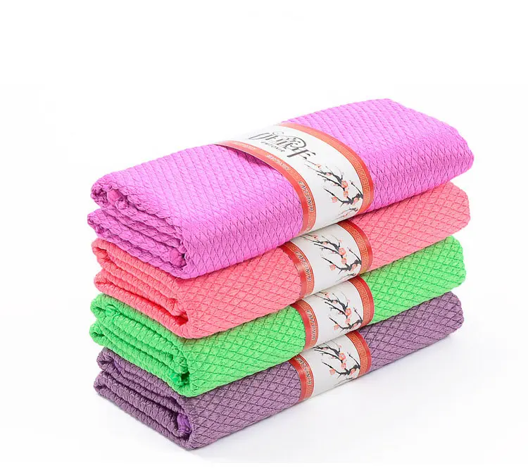 2020 new trends high premium kitchen towles microfiber cleaning cloth 30*40cm