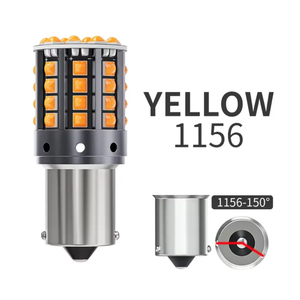 T20 T25 1157 1156 BA15S Red Brake Led 44SMD 3030 White <b>12v</b> <b>Dc</b> Led Light Bulb 3156 3157 Switchback Lights - Product Image 2