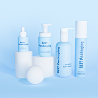 Ensemble de flacons pulvérisateurs pour sérum cosmétique rose, 30 ml, 150 ml, 250 ml, 250 ml, L200 ml, emballage en plastique pour soins de la peau