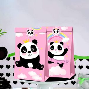 12PCS Pink <strong>Panda</strong> Birthday Party <strong>Bags</strong> Pink <strong>Panda</strong> Party Favor <strong>Bags</strong> <strong>Panda</strong> Party Gift <strong>Bags</strong> for Girls Birthday Wedding Decorations - Product Image 3