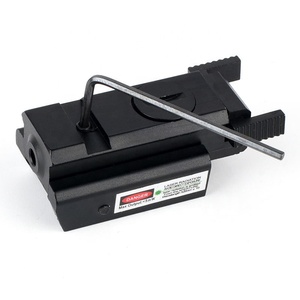 Soporte de mira láser de punto rojo compacto pequeño para caza táctica, mira láser verde roja con 11mm/20mm ajustable - Product Image 4