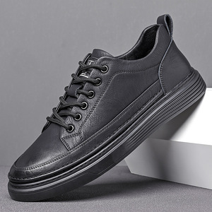 Customized Professional Casual <b>Sneakers</b> <b>Leather</b> Classic Walking Style Retro Board Brown Shoes for Man - Product Image 4