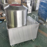 Machine commerciale automatique de lavage et d'épluchage des légumes-racines, pour pommes de terre, manioc et patates douces, idéale pour les entreprises de restauration
