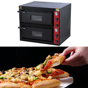 Four à Pizza électrique de luxe, couleur noire, pain de boulangerie mural Mobile à Double pont, grande taille, à vendre - Product Image 6