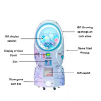 Distributeur automatique de jeux d'arcade d'intérieur Machine à pièces Space Capsule Blind Box Lottery Self-Service Twist Egg Machine