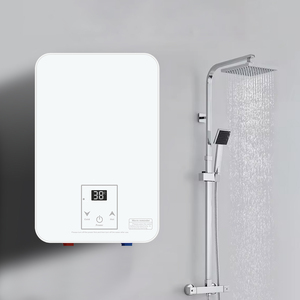 <span class=keywords><strong>Chauffe</strong></span>-<span class=keywords><strong>Eau</strong></span> Électrique Instantané Mural 220V en Plastique Modèle Mini pour Hôtel Salle de Bains Douche Maison et Garage - Product Image 3