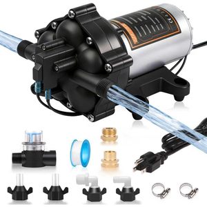 Hzhdven Fresh <b>Water</b> <b>Pump</b> 7GPM 70PSI 110V AC Self Priming Diaphragm <b>Pump</b> for Marine Use - Product Image 1