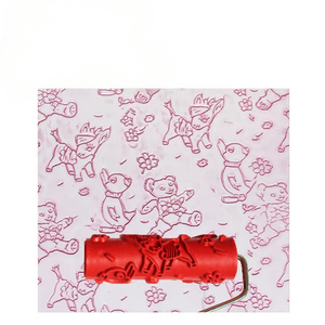 Hot Model Pattern 5Inch 3D Rubber Decorative Wall Painting Roller - Product Image 1