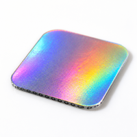Étiquette de sécurité anti-contrefaçon holographique VOID personnalisée, imperméable, en PET, autocollante, pour l'emballage