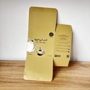 Boîte en carton personnalisée haut <span class=keywords><strong>de</strong></span> gamme pour sachets <span class=keywords><strong>de</strong></span> café filtre <span class=keywords><strong>avec</strong></span> motif bouilloire à col <span class=keywords><strong>de</strong></span> cygne pour la préparation à domicile et l'affichage en magasin <span class=keywords><strong>de</strong></span> café - Product Image 4