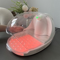 Outil de beauté intelligent pour les mains et les pieds, capsule spatiale, lumière rouge et bleue, vapeur, blanchiment, régénération du collagène, compatible