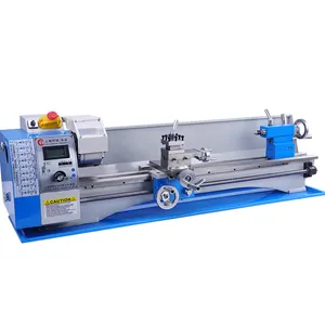 WM210V 7*28 Inch Borstelloze Motor Variabele Snelheid Draaien Metalen Draaibank Mini Handleiding Draaibank Machine Prijs