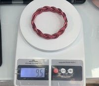 2023 Bestseller Nieuwe grensoverschrijdende Europese Amerikaanse stijl siliconen hart gevlochten dubbelstrengs unisex armband Nee