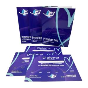 Grosir kustom A4 Glossy Folder satu saku sertifikasi mengkilap kertas presentasi pencetakan Folder - Product Image 6