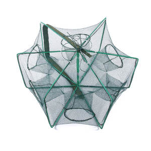 Hengjia 40cm 50cm 60cm Folding Throwing <strong>Net</strong> With Hole Cage Fishing <strong>Net</strong> - Product Image 4
