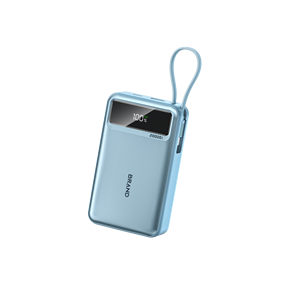 พาวเวอร์แบงค์ขนาดกะทัดรัด 20000mAh พร้อมโลโก้สั่งทำพิเศษ รองรับการชาร์จเร็ว 22.5W สายชาร์จในตัว พร้อมหน้าจอ LED - Product Image 5