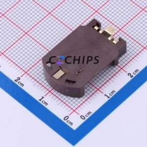 BS-08-B2AA010-R Button & Strip Battery Connector SMD Connector Battery Holder CR2032 Phosphor Bronze - Product Image 2