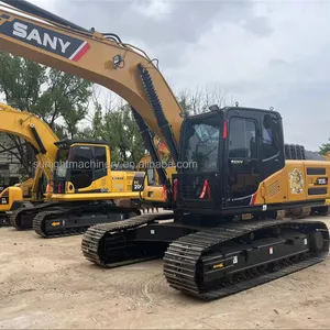 Excavadora usada, excavadora Sany sy215c, marca China 20T, 21,5 T, 22T, excavadora de tamaño mediano en stock para la venta