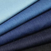 Denim Elasticizzato Lavato 10*200D, 65% Cotone 33% Poliestere 2% Spandex, Twill 8oz, Tessuto per Grembiuli in Denim di Grande Successo per l'Esportazione