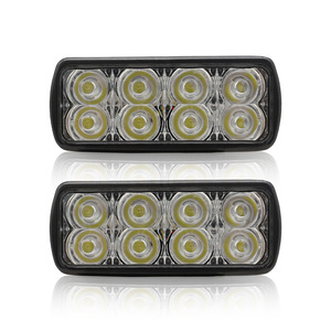LED Motorcycle <b>Spotlights</b> 8 Beads 55W 6000K Aluminum Alloy Condensing Lens For Car Roof Auxiliary Lights Retrofit Upgrade - Product Image 1