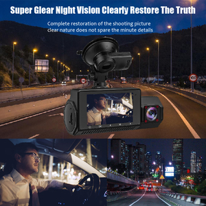 Cámara de Coche de 3 Canales con Triple Grabación 4K, GPS, WiFi, Visión Nocturna, Pantalla IPS de <span class=keywords><strong>2</strong></span>.45'', Gran Angular de 170°, Modo de Estacionamiento y DVR - Product Image 5