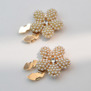 Nút áo pha lê hoa trang trí JFRB205-208, kẹp nút đá pha lê, phụ kiện trang trí tay áo tự làm - Product Image 4