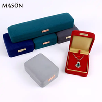 Offre spéciale boîte d'emballage de bijoux de luxe personnalisée boîte cadeau élégante bague de collier emballage boîte cadeau multicolore avec métal