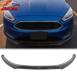 Convient pour Ford Focus Sedan 2015-2018, lèvre de pare-chocs avant style IKON, imprimé fibre de carbone - Product Image 1