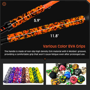 Livraison rapide cannes à poisson-chat embouts fluorescents nouveauté Portable liège EVA poignée longue coulée Surf coulée cannes à pêche - Product Image 5