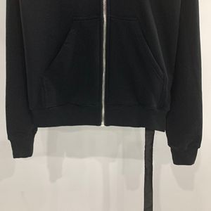 Felpa con Cappuccio Stile RO con Zip Obliqua, Cardigan Spesso, Felpa con Cappuccio <span class=keywords><strong>Dark</strong></span> High Street, Mantella per Coppie, Zip Completa, Felpe da Uomo - Product Image 6