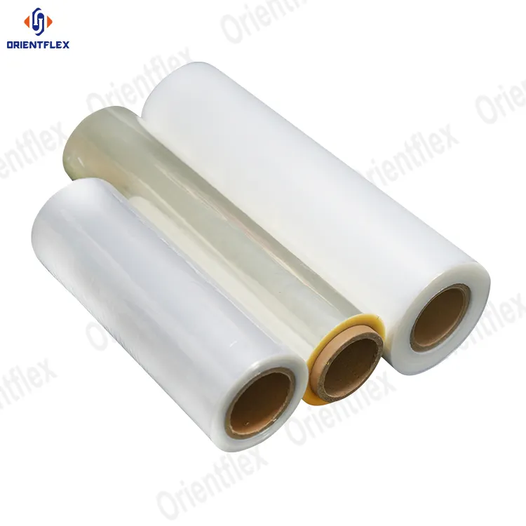 Weiß/Schwarze durchsichtige transparente PoF-Kunststoffverpackung aus Pvc Wärmeübertragung Shrink-Softfolie-Rolle 24 Zoll 700 Millimeter für Shrink-Wrap