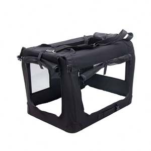 Cage pour chien en nylon à 4 portes avec tapis en maille, pliable, portable, pour intérieur et extérieur, sac de transport pour animaux de compagnie - Product Image 4