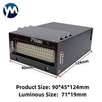 Lámpara UV LED de 395nm, Tamaño 7020, 200W, Luz de Curado UV LED, Lámparas Ultravioleta para Impresora UV Epson I3200/XP600/TX800