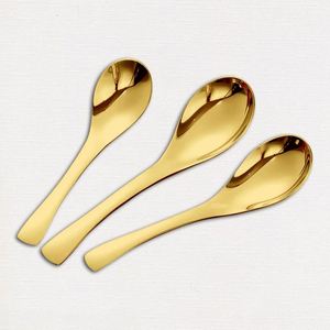 304 Stainless Steel Thickened Earl Kids Dessert Hotel Serving Home Soup Western Dining <b>Spoon</b> - Product Image 1