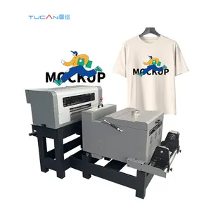 Alles-In-Één Printer A2 Maat 40Cm Kleding Dtf Inkjet Printer Huisdier Film Industriële Dtf Printer A3