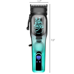 Dsp Hair Clipper <b>Set</b> Stainless Steel Blade Brushless Motor With Lcd Display For Men <b>Barber</b> Salon Use - Product Image 4