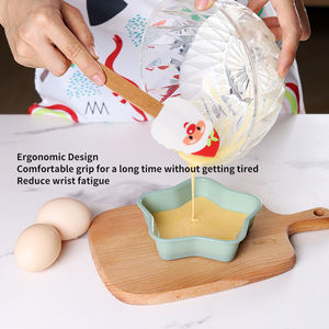 Kit de cuisson de noël 4 pièces spatule en Silicone sans BPA <span class=keywords><strong>emporte</strong></span>-pièce rouleau à pâtisserie oeuf fouet résistant à la chaleur pinces alimentaires coffret cadeau - Product Image 6