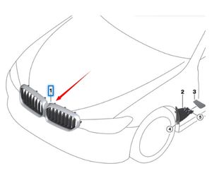 Parrilla delantera perforada galvanizada OEM 51139464219 para <span class=keywords><strong>BMW</strong></span> Serie 5 G30 LCI G38 LCI - Product Image 3