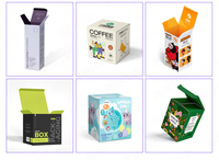 Caja de Papel Plegable de Cartón Laminado, Embalaje Reciclado, Tamaño Personalizado, Caja de Regalo de Cartón Corrugado Brillante Ecológica