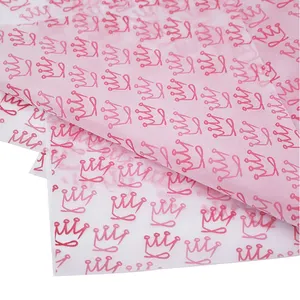Individuelles großhandels seidenpapier mit logo für kleidung kleidung mehrfarbige geschenke verpackung blumenpapier