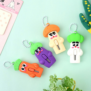 Babbitt Utility Knife BBT-0852 Cute Melon Shape <b>Keychain</b> With <b>Safety</b> Lock For Home And Delivery Use - Product Image 2